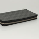LOUIS VUITTON Damier Graphite Zippy Organizer Long Wallet N63077 Auth 117148SM-5