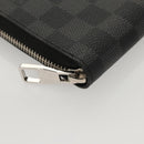 LOUIS VUITTON Damier Graphite Zippy Organizer Long Wallet N63077 Auth 117148SM-7