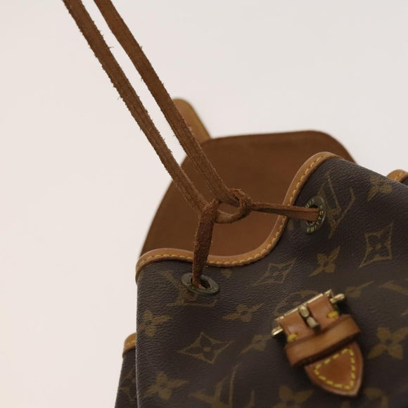 LOUIS VUITTON Monogram Montsouris MM Backpack M51136 LV Auth 117152