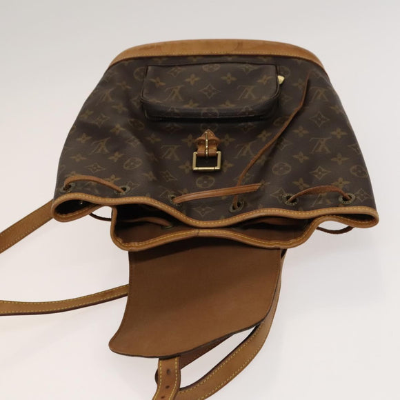 LOUIS VUITTON Monogram Montsouris MM Backpack M51136 LV Auth 117152
