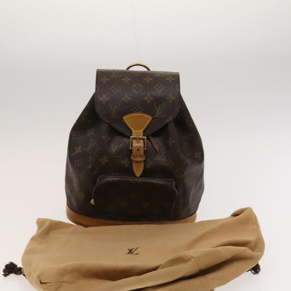 LOUIS VUITTON Monogram Montsouris MM Backpack M51136 LV Auth 117152