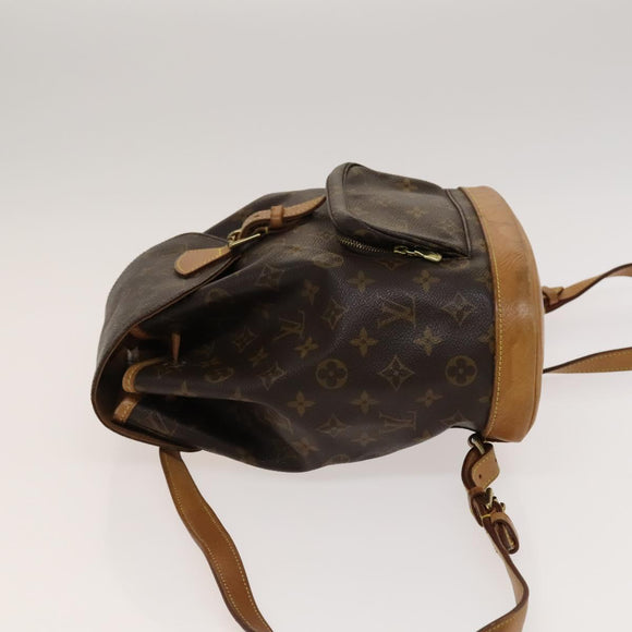 LOUIS VUITTON Monogram Montsouris MM Backpack M51136 LV Auth 117152