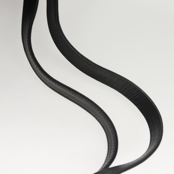 FENDI Backpack Leather Black Auth 117165