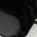 FENDI Backpack Leather Black Auth 117165-17