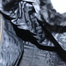 FENDI Backpack Leather Black Auth 117165-24