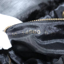 FENDI Backpack Leather Black Auth 117165-11