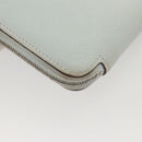 HERMES Steeple Azap Long Long Wallet Epsom Light Blue Auth 117188-15