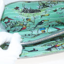 HERMES Steeple Azap Long Long Wallet Epsom Light Blue Auth 117188-18