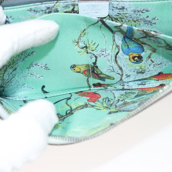 HERMES Steeple Azap Long Long Wallet Epsom Light Blue Auth 117188