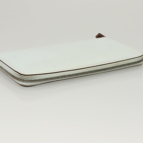 HERMES Steeple Azap Long Long Wallet Epsom Light Blue Auth 117188