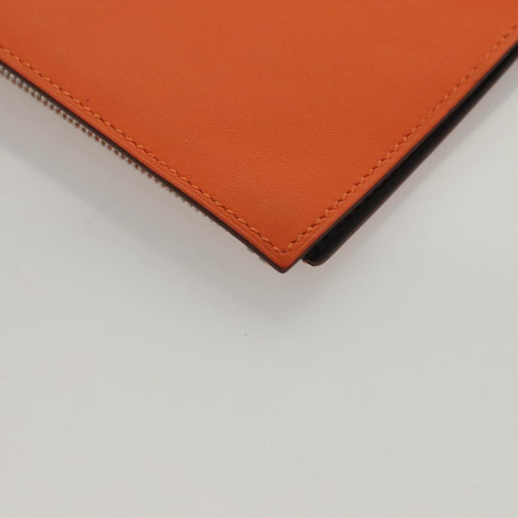 HERMES EA Zip PM Day Planner Cover Vaux Swift Orange Auth 117190AM