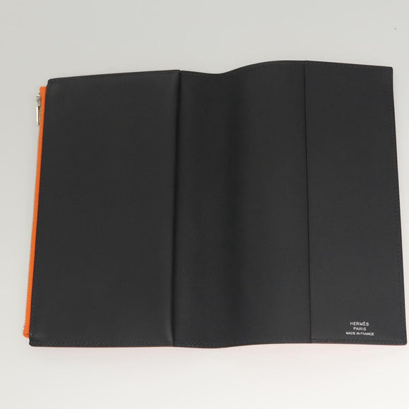 HERMES EA Zip PM Day Planner Cover Vaux Swift Orange Auth 117190M