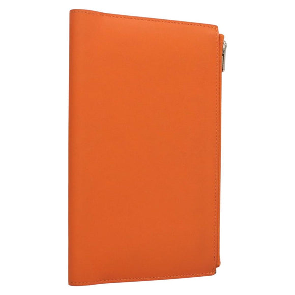 HERMES EA Zip PM Day Planner Cover Vaux Swift Orange Auth 117190M
