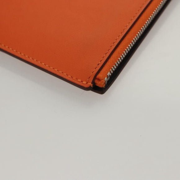 HERMES EA Zip PM Day Planner Cover Vaux Swift Orange Auth 117190AM