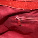 GUCCI GG Canvas Shoulder Bag Red 113017 Auth 117199-20