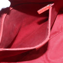 GUCCI GG Canvas Shoulder Bag Red 113017 Auth 117199-11