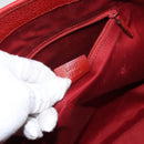 GUCCI GG Canvas Shoulder Bag Red 113017 Auth 117199-12