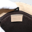 GUCCI GG Supreme Hand Bag PVC Leather Beige 114600 Auth 117203-16