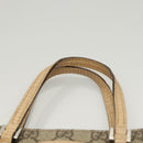 GUCCI GG Supreme Hand Bag PVC Leather Beige 114600 Auth 117203-8