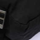 PRADA Hand Bag Nylon 2way Black Silver Auth 117219-17