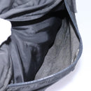 PRADA Hand Bag Nylon 2way Black Silver Auth 117219-23