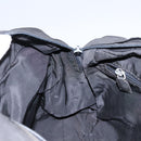 PRADA Hand Bag Nylon 2way Black Silver Auth 117219-26