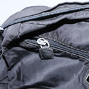 PRADA Hand Bag Nylon 2way Black Silver Auth 117219-27