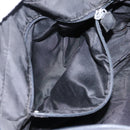 PRADA Hand Bag Nylon 2way Black Silver Auth 117219-28