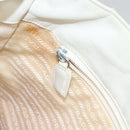 PRADA Hand Bag Leather White Auth 117223-24