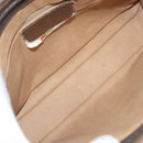 GUCCI GG Supreme Clutch Bag PVC Beige 111 01 037 Auth 117224-17