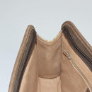 GUCCI GG Supreme Clutch Bag PVC Beige 111 01 037 Auth 117224-19