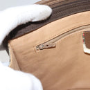 GUCCI GG Supreme Clutch Bag PVC Beige 111 01 037 Auth 117224-20