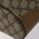 GUCCI GG Supreme Web Sherry Line Bag PVC Beige Red Green 72 02 034 Auth 117242-9