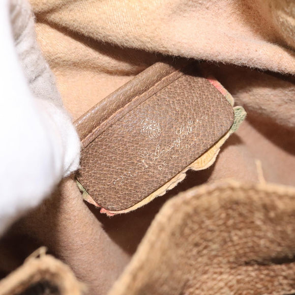 GUCCI GG Supreme Web Sherry Line Bag PVC Beige Red Green 72 02 034 Auth 117242