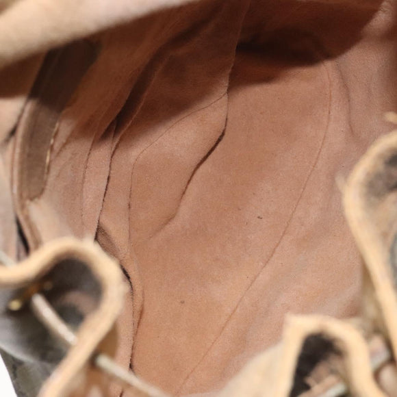 GUCCI GG Supreme Web Sherry Line Bag PVC Beige Red Green 72 02 034 Auth 117242