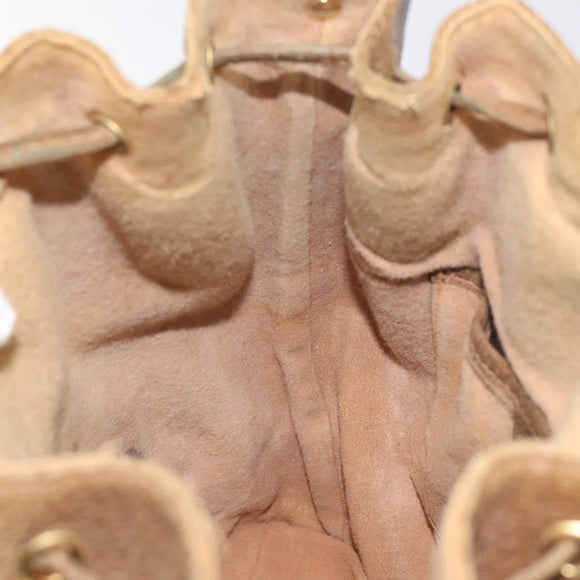 GUCCI GG Supreme Web Sherry Line Bag PVC Beige Red Green 72 02 034 Auth 117242