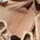 GUCCI GG Supreme Web Sherry Line Bag PVC Beige Red Green 72 02 034 Auth 117242-21