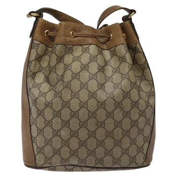 GUCCI GG Supreme Web Sherry Line Bag PVC Beige Red Green 72 02 034 Auth 117242 - 0