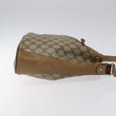 GUCCI GG Supreme Web Sherry Line Bag PVC Beige Red Green 72 02 034 Auth 117242-3