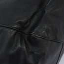 CELINE Tote Bag Leather Black Auth 117256-9