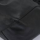 CELINE Tote Bag Leather Black Auth 117256-14