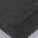 GUCCI GG Canvas Shoulder Bag Black Silver 223648 Auth 117257-9