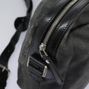 GUCCI GG Canvas Shoulder Bag Black Silver 223648 Auth 117257-10