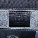 GUCCI GG Canvas Shoulder Bag Black Silver 223648 Auth 117257-18