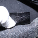 GUCCI GG Canvas Shoulder Bag Black Silver 223648 Auth 117257-12