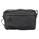 GUCCI GG Canvas Shoulder Bag Black Silver 223648 Auth 117257-2