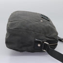 GUCCI GG Canvas Shoulder Bag Black Silver 223648 Auth 117257-4