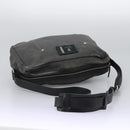 GUCCI GG Canvas Shoulder Bag Black Silver 223648 Auth 117257-7