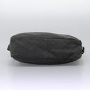 GUCCI GG Canvas Shoulder Bag Black Silver 223648 Auth 117257-5