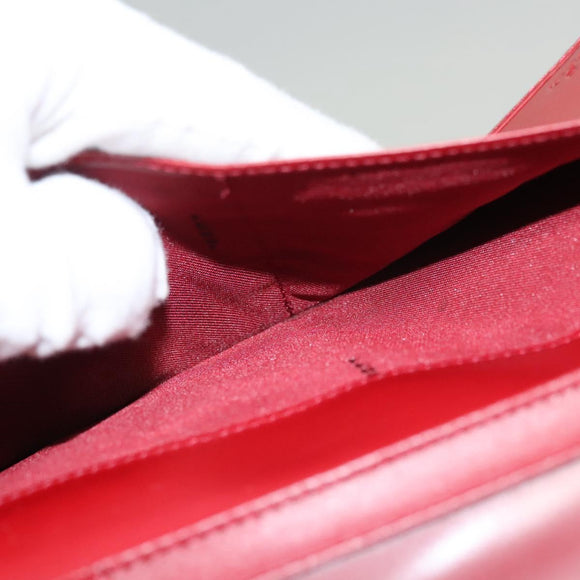 FENDI Zucca Canvas Wallet Black Brown Red Auth 117263